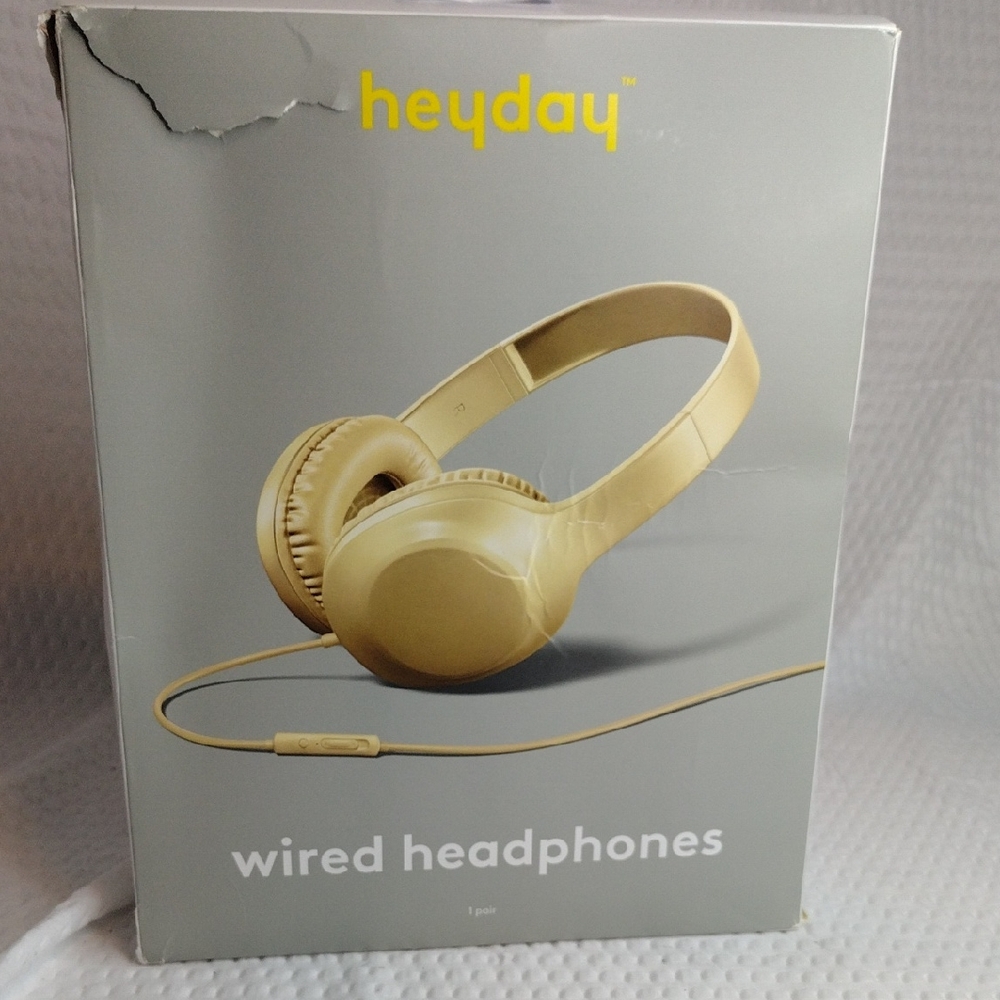 Heyday Yellow Wired Headphones